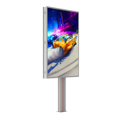 Εύκολη εγκατάσταση αδιάβροχοι IP65 p6 8000nits ατσάλινες πινακίδες LED εξωτερικής οθόνης LED τιμή πινακίδας