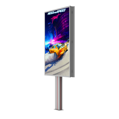 Εύκολη εγκατάσταση αδιάβροχοι IP65 p6 8000nits ατσάλινες πινακίδες LED εξωτερικής οθόνης LED τιμή πινακίδας