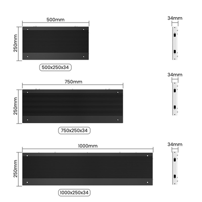 500x250/750x250/1000x250mm LED οθόνη αλουμινίου - P1.56 P1.95 P2.5 P2.6 P2.9 P3.91 - Ιδανική για εσωτερική διαφήμιση και εκθέσεις