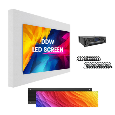 Π1.56 Π1.95 Π2.5 Π2.6 Π2.9 Π3.91 Εικονίδιο LED - 500x250/750x250/1000x250mm Αλουμινίου ντουλάπι, 1200nits για ραδιοτηλεοπτικά στούντιο και εταιρικές εκδηλώσεις