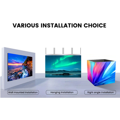 Π1.56 Π1.95 Π2.5 Π2.6 Π2.9 Π3.91 Εικονίδιο LED - 500x250/750x250/1000x250mm Αλουμινίου ντουλάπι, 1200nits για ραδιοτηλεοπτικά στούντιο και εταιρικές εκδηλώσεις